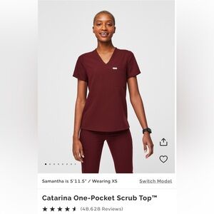 Figs Catarina One-Pocket Scrub Top
